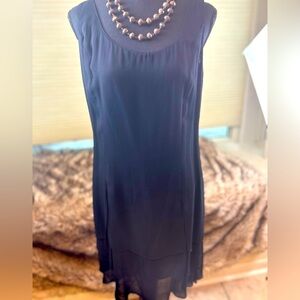 Laundry by Shelli Segal Vintage Little Black “Flapper Style” Dress